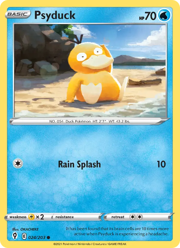 Psyduck, Pokémon card