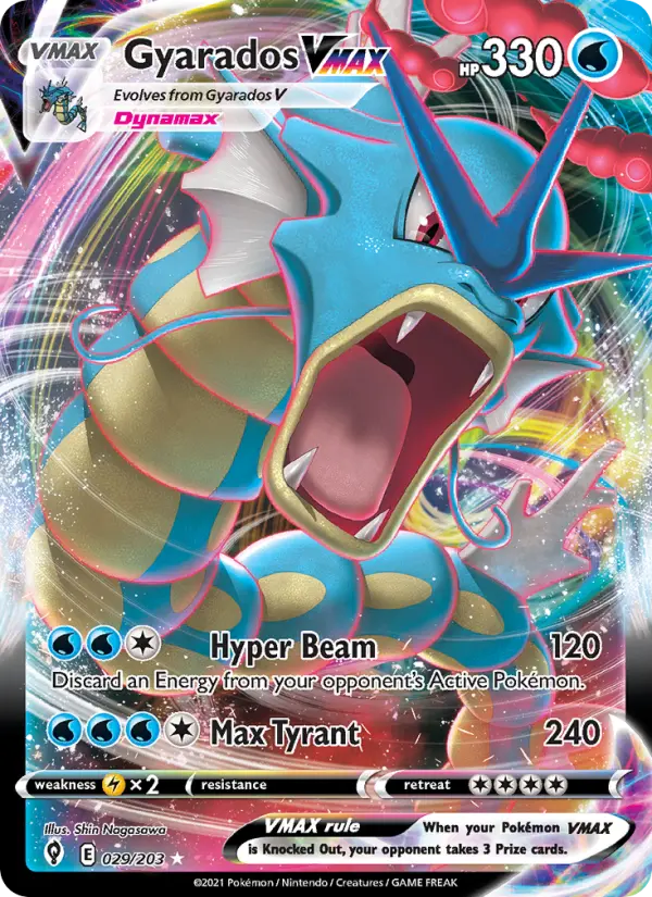 Gyarados VMAX, Pokémon card