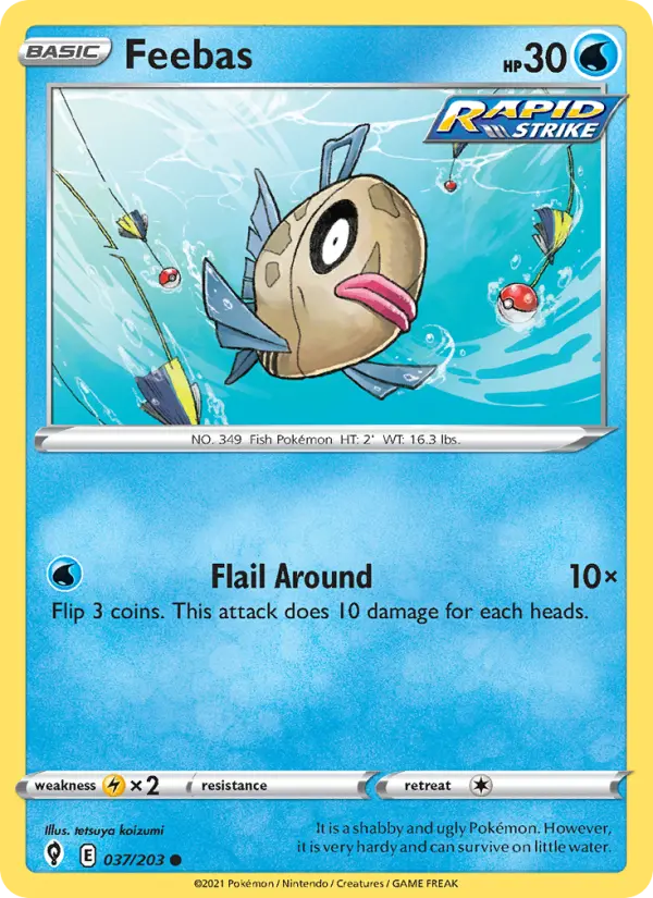 Feebas, Pokémon card