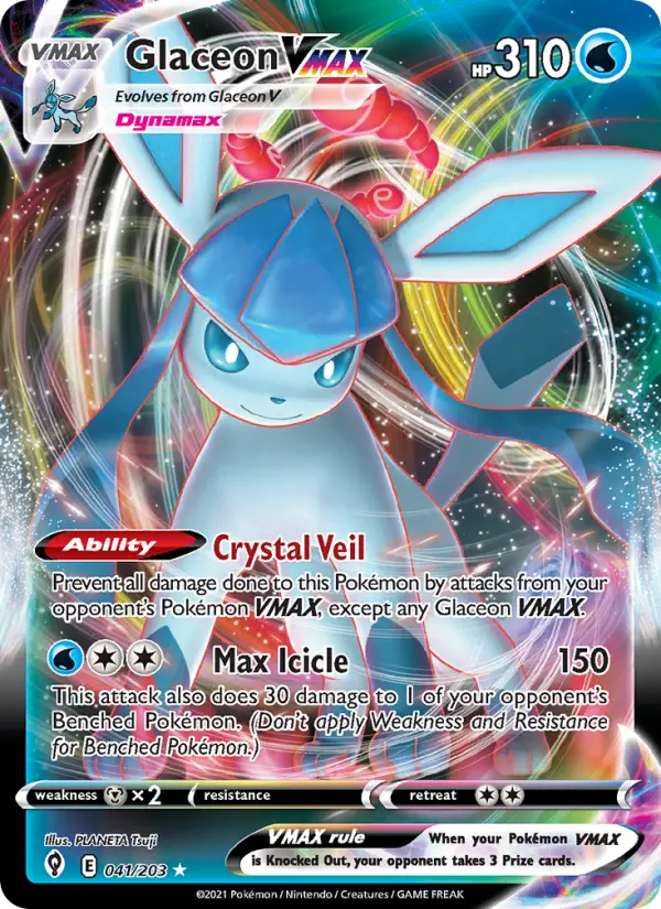 Glaceon VMAX, Pokémon card