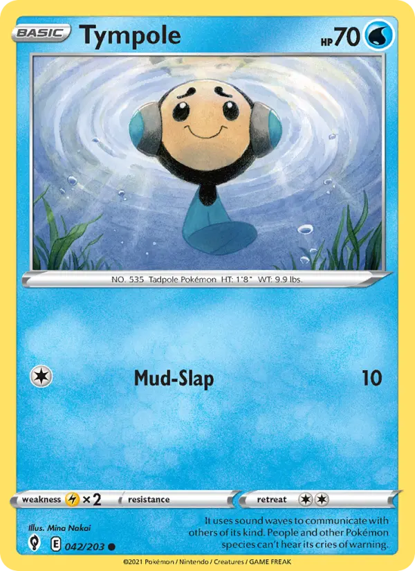 Tympole, Pokémon card