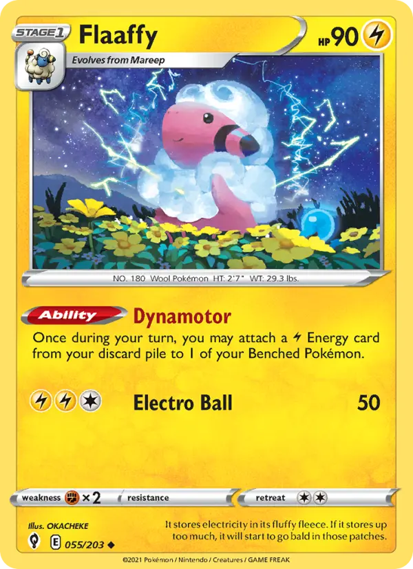 Flaaffy, Pokémon card