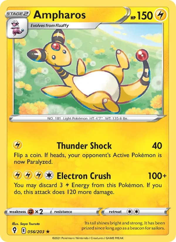 Ampharos, Pokémon card