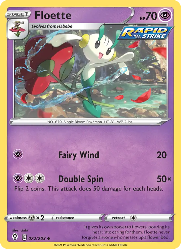 Floette, Pokémon card