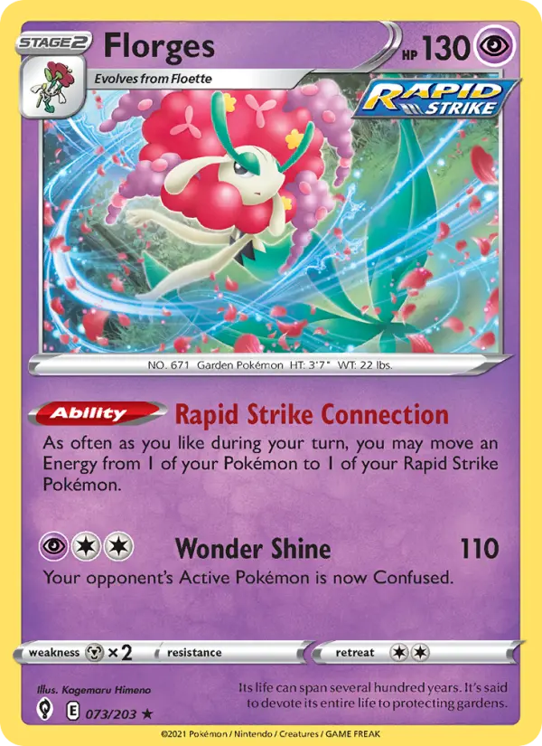 Florges, Pokémon card