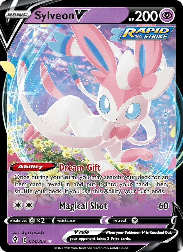 Sylveon V, Pokémon card