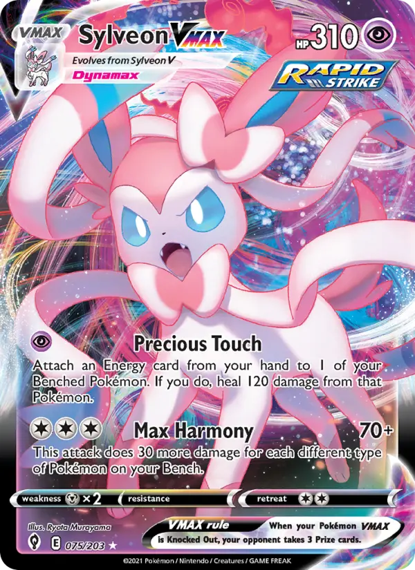 Sylveon VMAX, Pokémon card