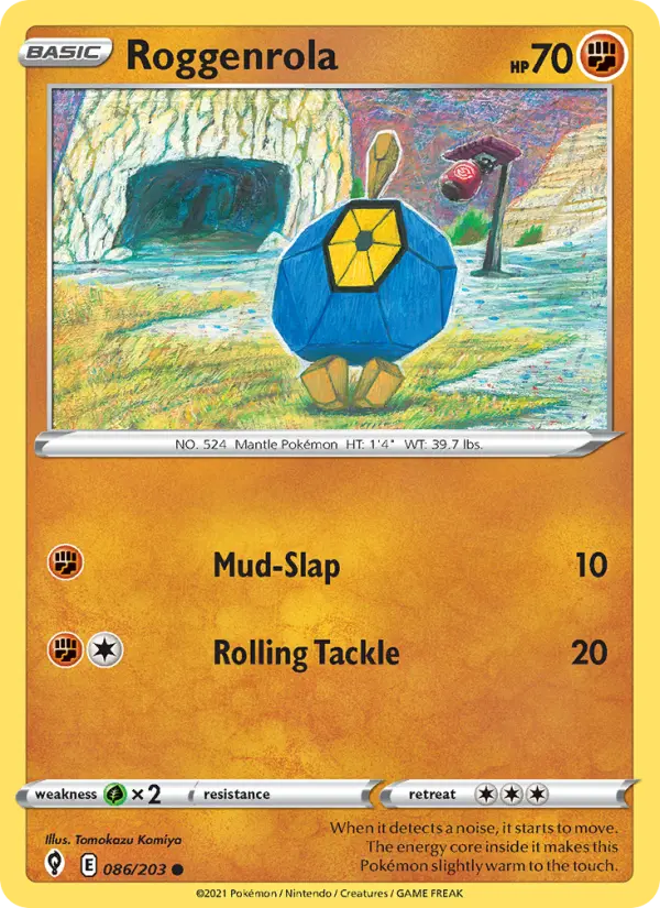 Roggenrola, Pokémon card