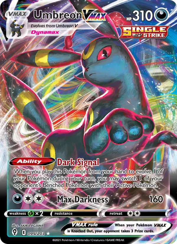 Umbreon VMAX, Pokémon card