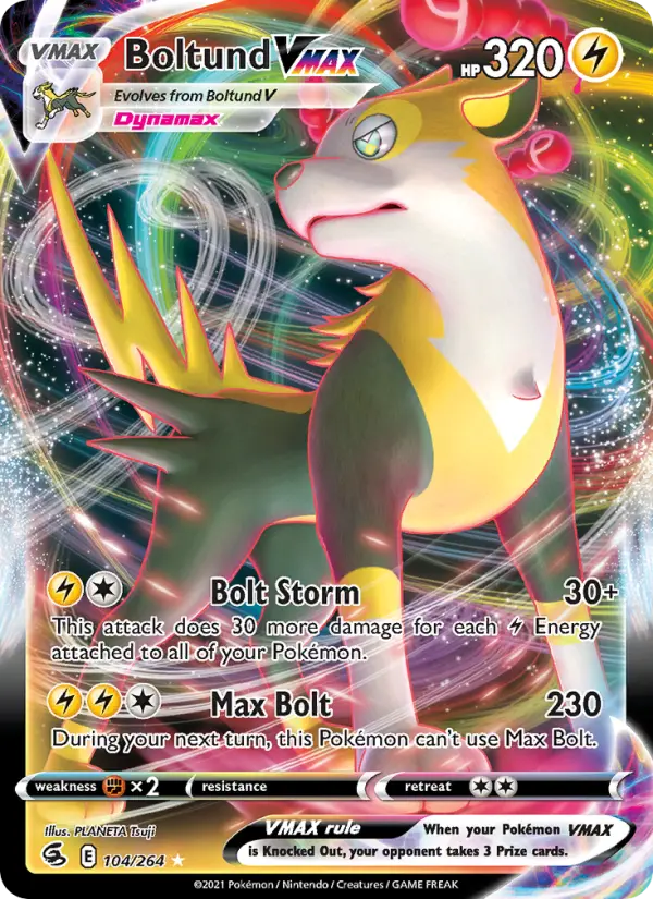 Boltund VMAX, Pokémon card