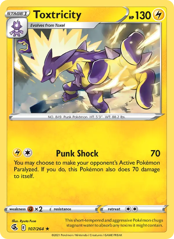 Toxtricity, Pokémon card