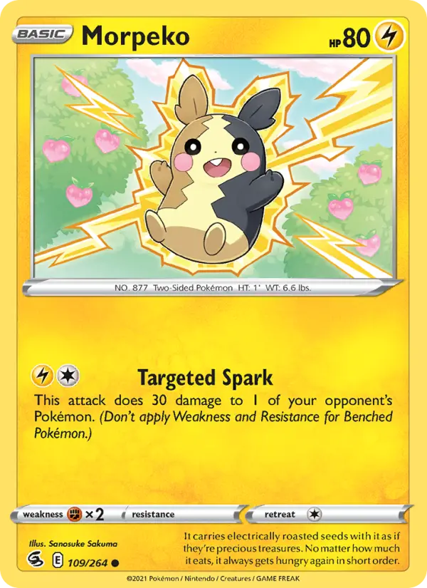 Morpeko, Pokémon card