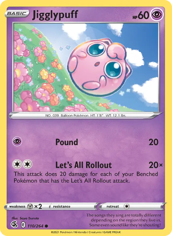 Jigglypuff, Pokémon card