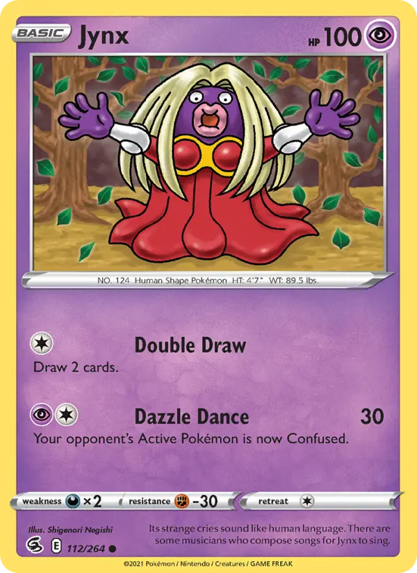 Jynx, Pokémon card