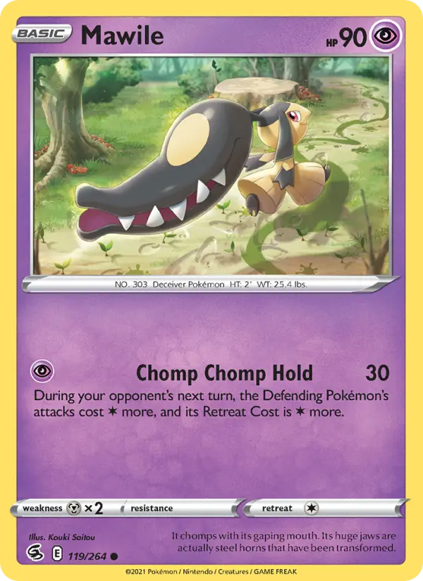 Mawile, Pokémon card
