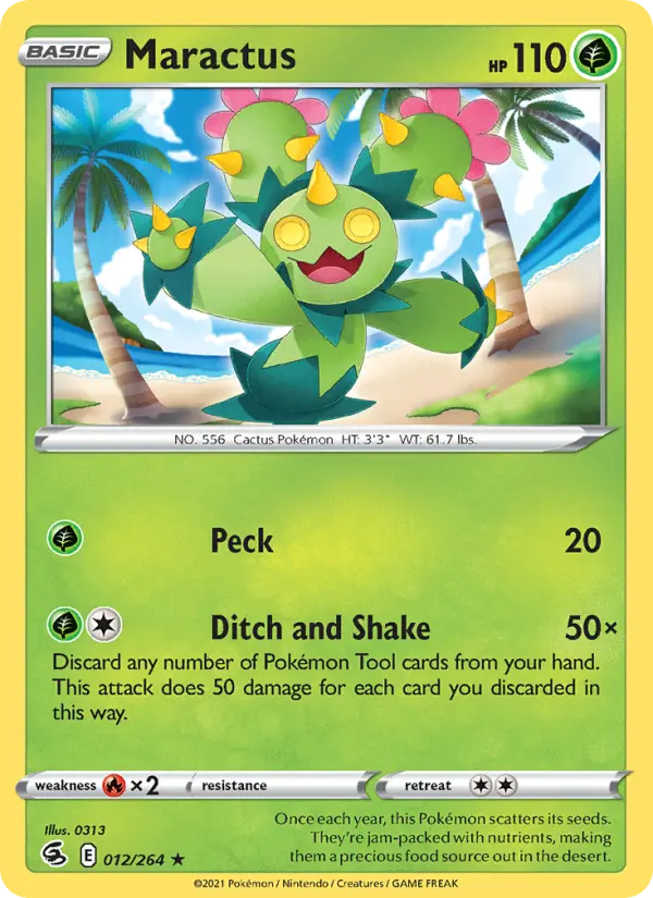 Maractus, Pokémon card