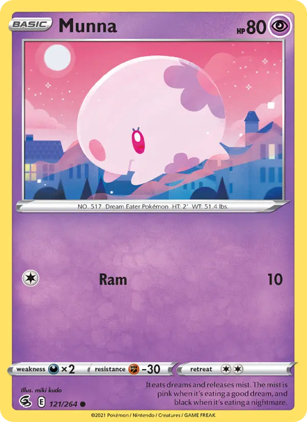 Munna, Pokémon card