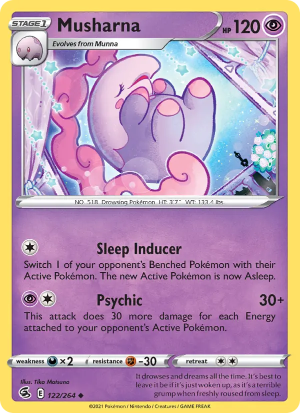 Musharna, Pokémon card