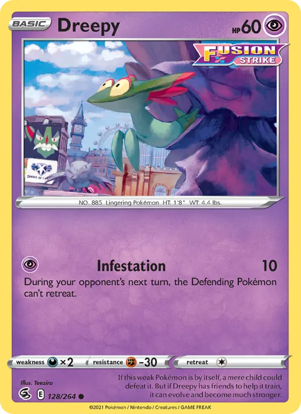 Dreepy, Pokémon card