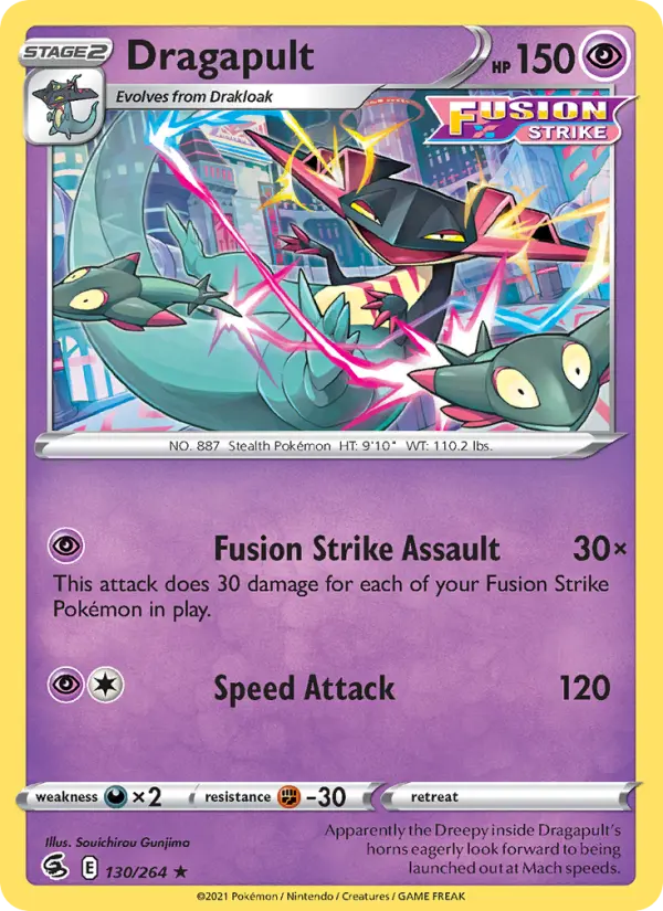 Dragapult, Pokémon card