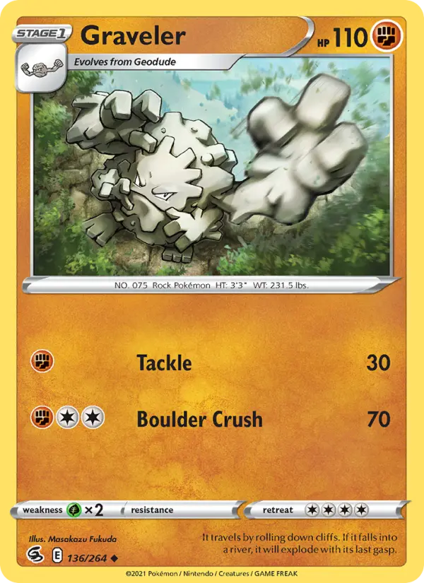 Graveler, Pokémon card