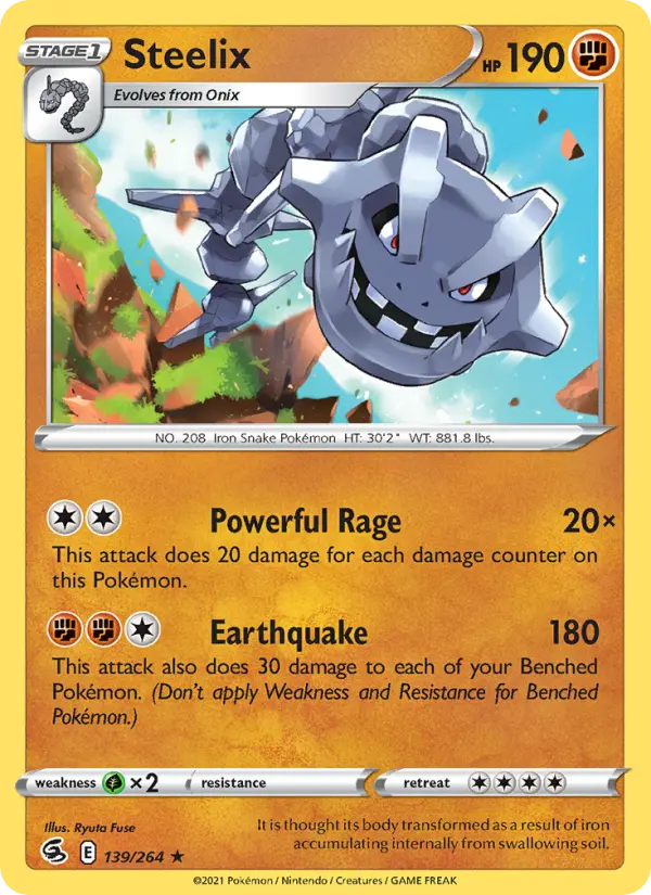 Steelix, Pokémon card