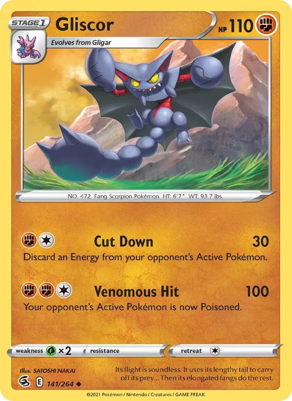 Gliscor, Pokémon card