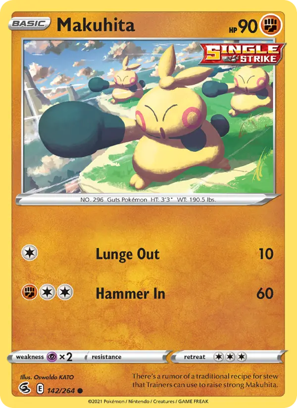 Makuhita, Pokémon card