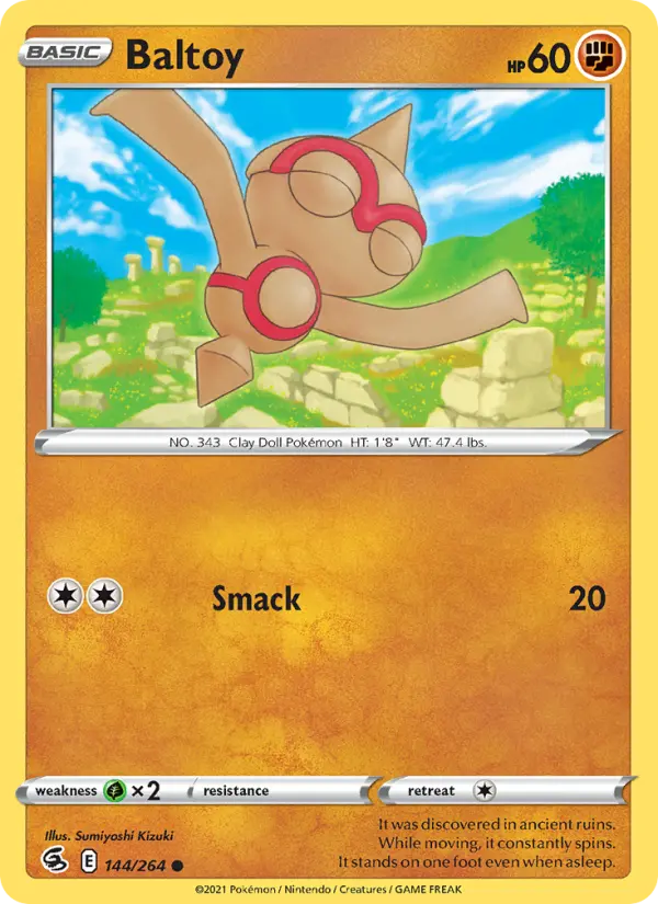 Baltoy, Pokémon card