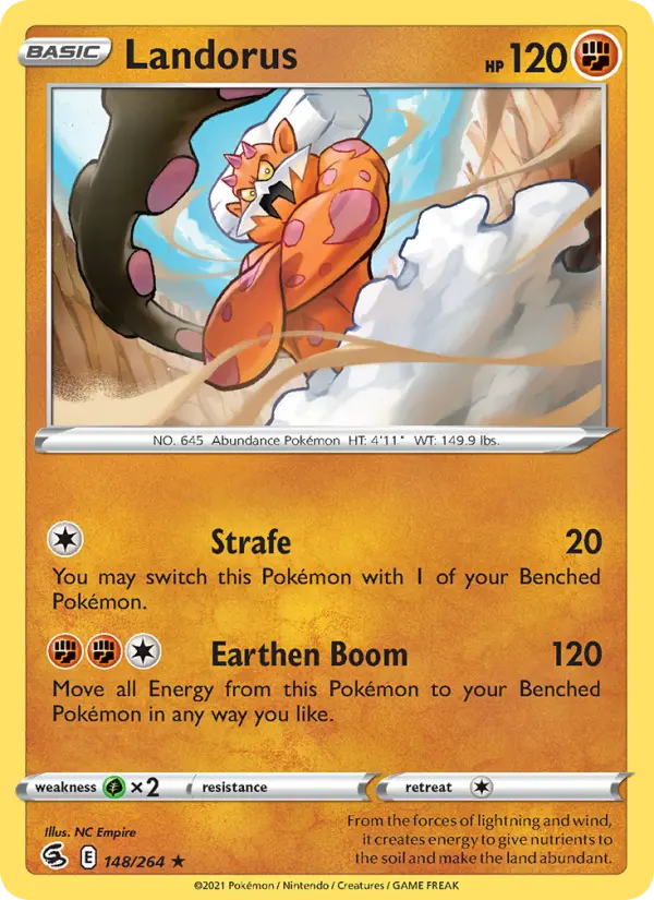 Landorus, Pokémon card