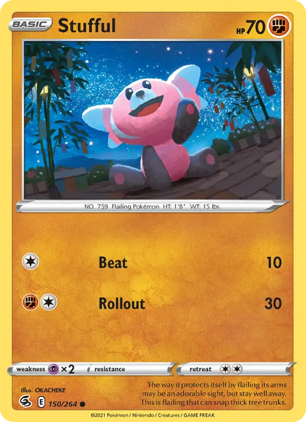 Stufful, Pokémon card