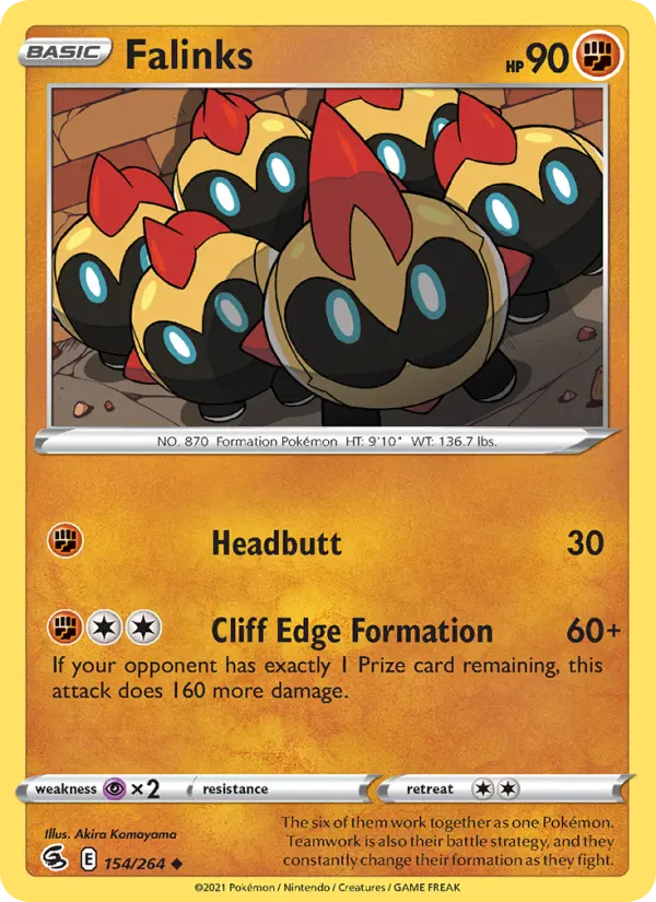 Falinks, Pokémon card