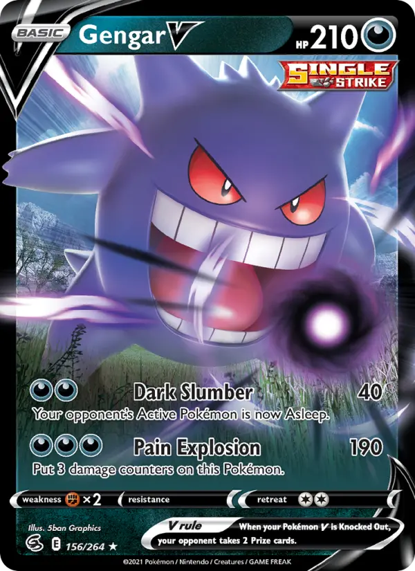 Gengar V, Pokémon card