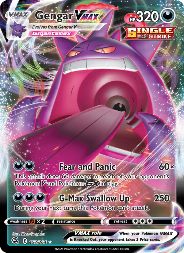Gengar VMAX, Pokémon card