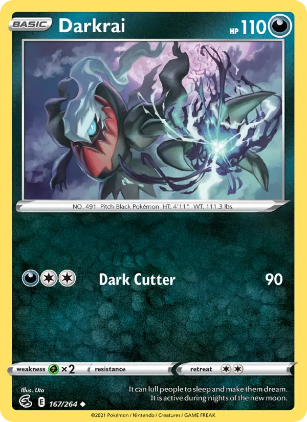 Darkrai, Pokémon card