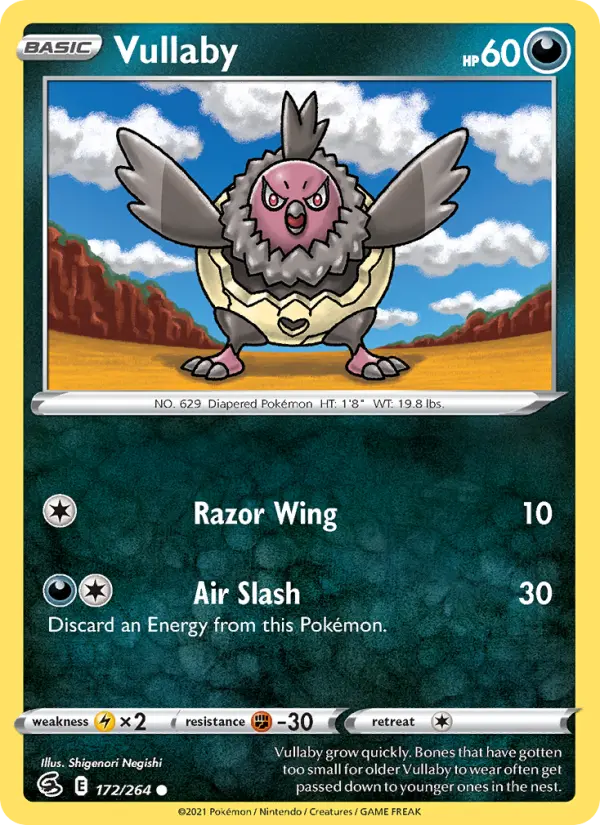 Vullaby, Pokémon card