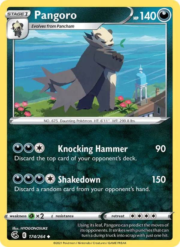 Pangoro, Pokémon card
