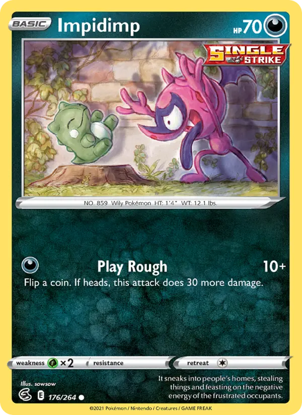 Impidimp, Pokémon card