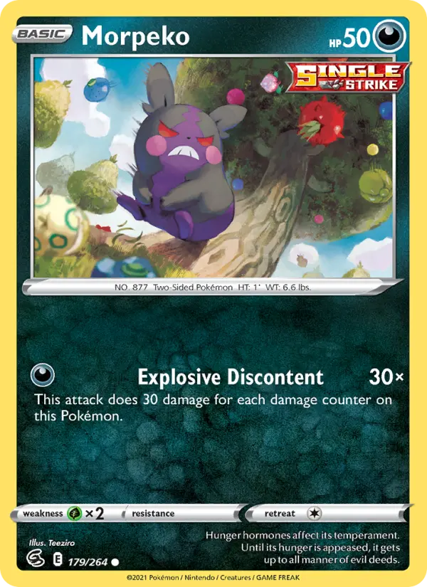 Morpeko, Pokémon card