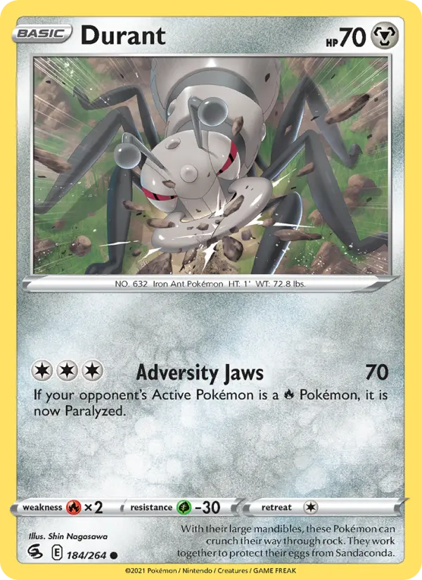 Durant, Pokémon card