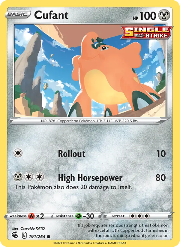 Cufant, Pokémon card