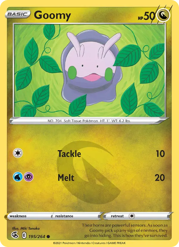 Goomy, Pokémon card