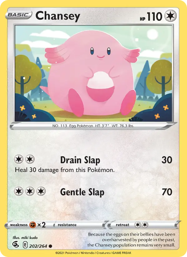 Chansey, Pokémon card
