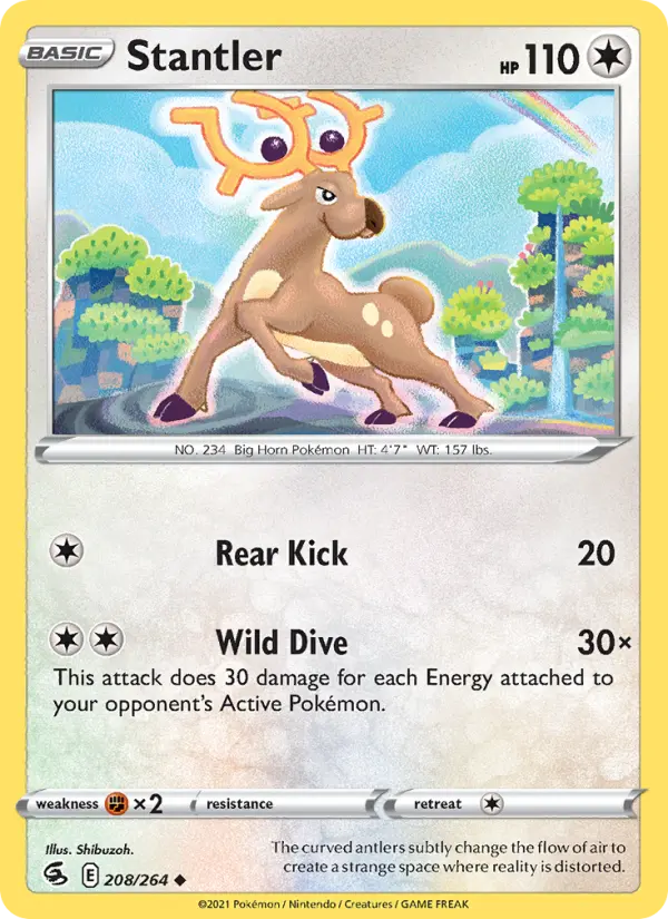Stantler, Pokémon card
