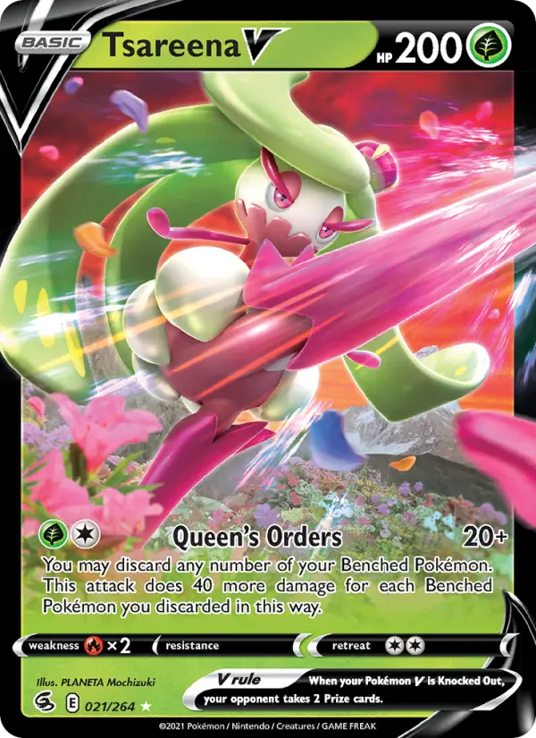 Tsareena V, Pokémon card