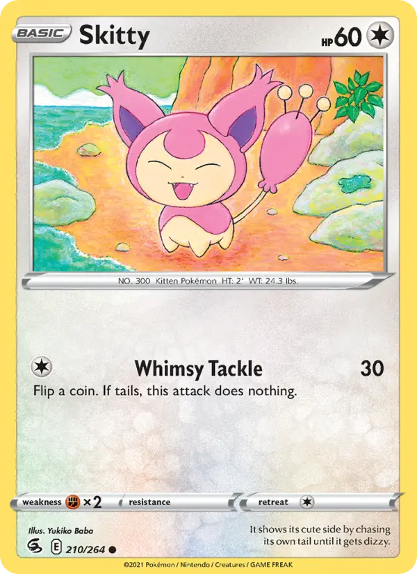 Skitty, Pokémon card