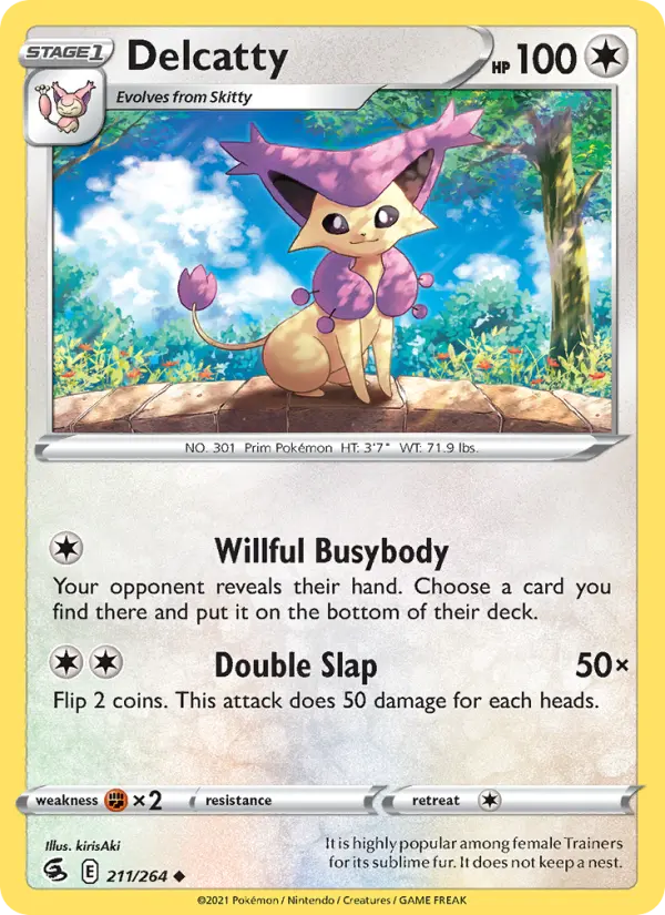Delcatty, Pokémon card