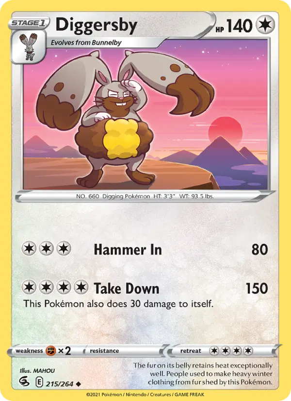 Diggersby, Pokémon card
