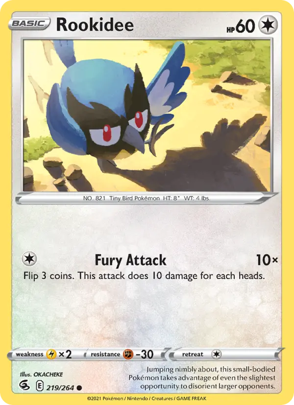 Rookidee, Pokémon card