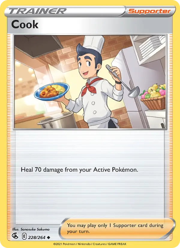 Cook, Pokémon card